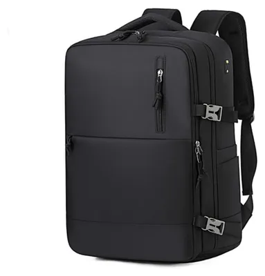 Imagen del producto de INF Mochila para portátil 16-inch - Tela Oxford resistente al agua, puerto USB, orificio para auriculares y compartimento para zapatos