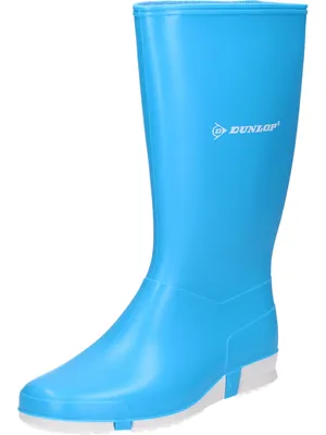 Produktbild von Dunlop Stiefel, ocean hellblau/weiß, Größe 42, PVC, Gummi, Polyurethan, hoher Komfort, strapazierfähig, rutschhemmende Sohle, gute Passform, für Beruf, Freizeit, Outdoor, schmaler Schaft