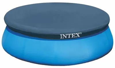 Produktbild von Intex Abdeckplane Easy Set Pool Ø 549 cm Rund Mit Befestigungsleine