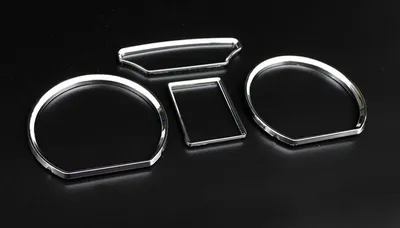 Image de Anneaux chromés pour tachymètre SET pour VW Polo 9N 2001-2005