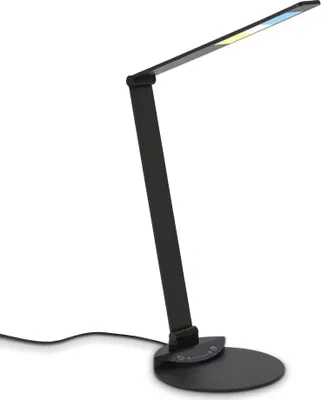 Produktbild von LED Schreibtischlampe Bürolampe schwenkbar Touch CCT Dimmbar Silber 6W Briloner
