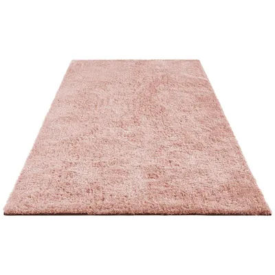 Zdjęcie produktu dla Różowy gruby dywan shaggy do salonu, super miękki 120x170 cm