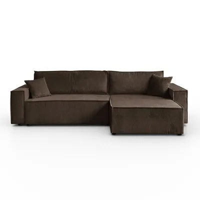 Produktbild von Gepolstertes Ecksofa CARLOS XL Cord Poso 06