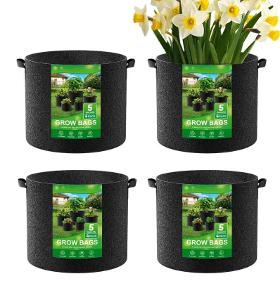 Image de Sacs de culture portables pour plantes et légumes