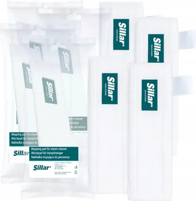Immagine prodotto di Sillar 4x panno in microfibra per ugelli per pavimenti per pulitore a vapore Kärcher EasyFix SC1 SC2 SC3 SC4 SC5 Panni di ricambio Kärcher