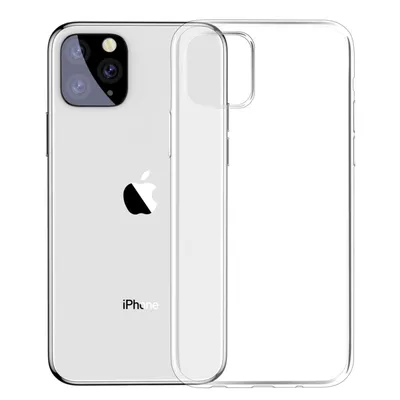 Zdjęcie produktu dla Silikonowe przezroczyste etui na telefon komórkowy Apple iPhone 11 Pro Max
