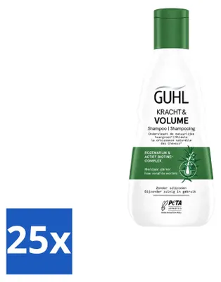 Obrázek produktu pro 25 kusů šamponu Guhl Kracht & Volume, objem 250 ml, výhodná balení