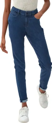 Produktbild von Q/S designed by Skinny Fit Jeans mit mittelhohem Bund, 5-Pocket-Design und Knopfverschluss