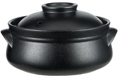 Zdjęcie produktu dla Garnek ceramiczny z pokrywką i rączką