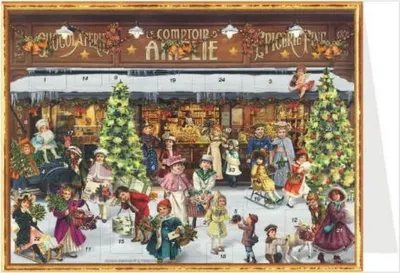 Obrázek produktu pro Adventní kalendářová kartička č. 40130 „Výkladní skříň“ DIN