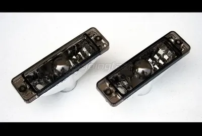Für VW Golf 1 2 Caddy Polo 86C +Cabrio 2x Frontblinker Blinker in Schwarz Smoke in der Farbe Schwarz von Goingfast