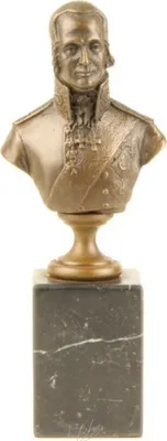 Produktbild von Casa Padrino Luxus Bronze Figur Admiral Uschakow 19.9 x 7.6 cm - Skulptur Militaria Russland Romanov