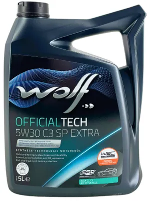 Produktbild von Wolf OfficialTech 5W-30 C3 SP Extra 5 Liter (1051992)