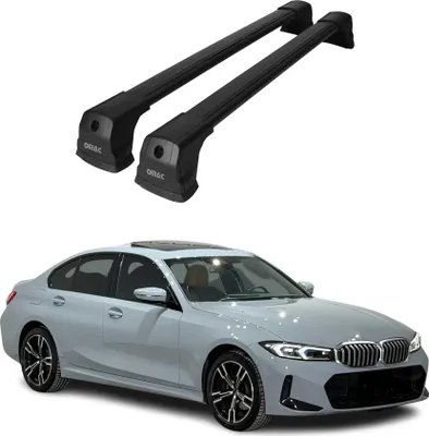 Produktbild von Dachträger für BMW 3er G20 2019-2025 / G80 Limo 2021-2025 75kg Schwarz Alu 2x