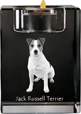 Obrázek produktu pro Art-Dog Svícen na čajovou svíčku – Jack Russell teriér