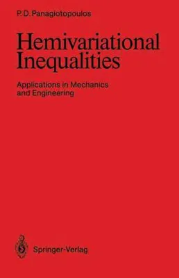 Obrázek produktu pro Hemivariational Inequalities