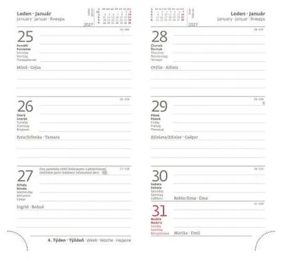 Obrázek produktu pro Kapesní diář A6 ECO Almond (DEO426-5-27)