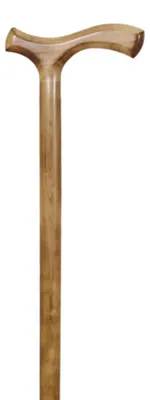 Immagine prodotto di Bastone da passeggio Garcia 1880 – Marrone – Legno di faggio – Lunghezza 94 cm – Impugnatura Derby – Bastoni da passeggio – Per uomo e donna – Bastone da passeggio in legno
