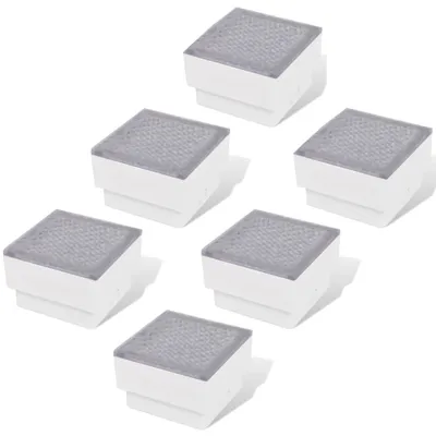 Obrázok produktu pre Podlahové LED svetlá 12 ks, 100x100x68 mm