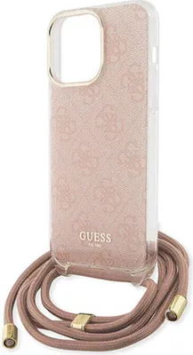 Image de Guess Guhcp15Lhc4Sep Iphone 15 Pro 6.1Różowy/Pink Hardcase Crossbody Cord 4G Print