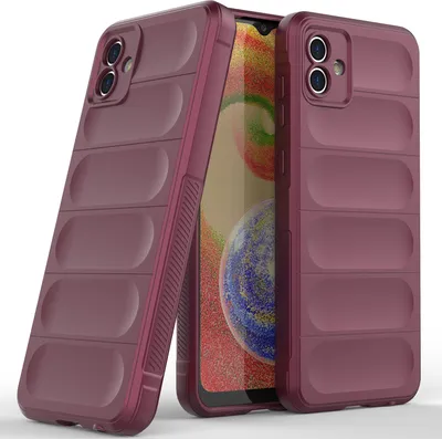 Produktbild von Galaxy A04 Hülle, Weich TPU Silikon Stossfest Anti-rutsch Schutzhülle für Samsung Galaxy A04 4G bordeaux
