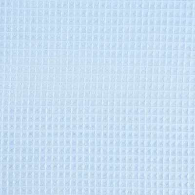 Produktbild von Bekleidungsstoff Meterware Waffelpique Baumwolle uni hellblau 1,50m