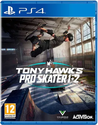 Zdjęcie produktu dla Activision Tony Hawk's Pro Skater 1+2, PlayStation 4, Powyżej 13 lat, Nośnik fizyczny