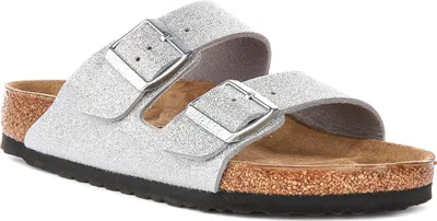 Produktbild von Birkenstock Arizona Bs in Silber-Metallic | Regular Fit – 7 UK – 40 EU – 9/9,5 F & 7/7,5 M US / Silber