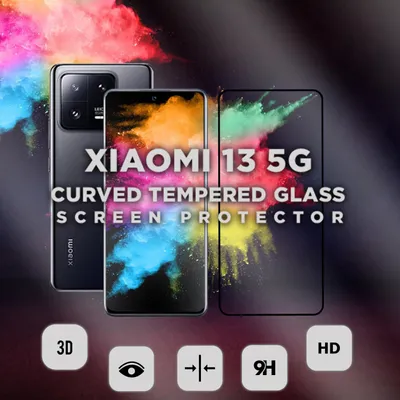 Produktbild von 1-Pack Xiaomi 13 (5G) Displayschutzfolie - Gehärtetes Glas 9H - Super Qualität 3D