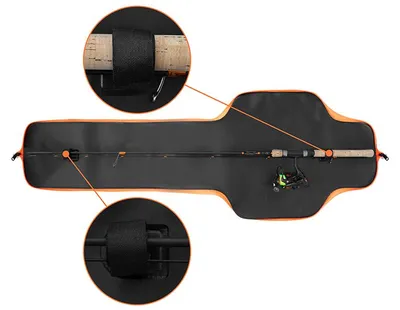 Produktbild von DELPHIN Rutentasche Delphin SpinCASE EVA 130cm