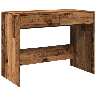 Zdjęcie produktu dla Biurko, Stare Drewno, 101X50X76,5 Cm, Materiał Drewnopochodny Lumarko!