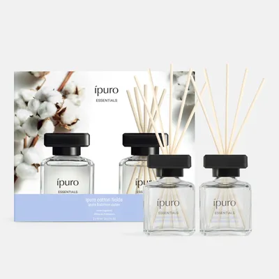 Produktbild von ipuro Raumduft Essentials Baumwolle Fields 2 x 50 ml