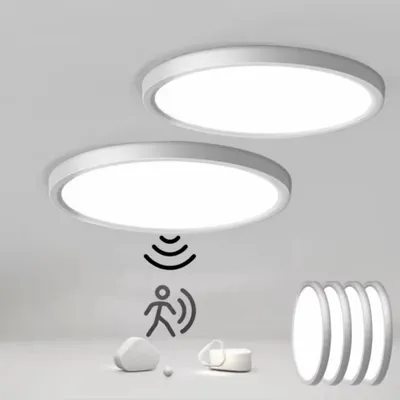 Productafbeelding van 4-delige set LED-plafondlampen - LCE1011 - 16–20 W - Neutraal wit - Oppervlaktemontage - 220 V - Wit