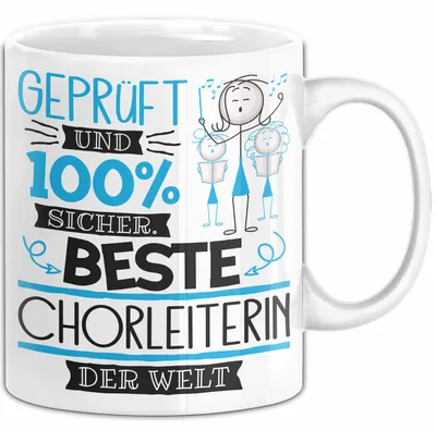 Produktbild von Beste Chorleiterin Der Welt Tasse Geschenk für Eine Chorleiterin Und Sicher Geschenkidee Geburtstag Weihnachten (Weiß)