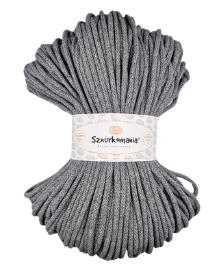Produktbild von Baumwollkordel mit einem Kern 5mm 100m, Makrameegarn, Makrameekordel, Häkelkordel, Makrameekordel, Naturgarn, 5mm Kordel, geflochtene Baumwollkordel