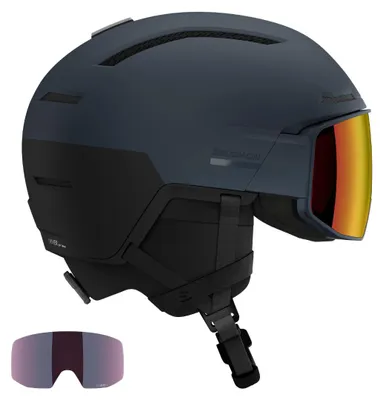 Produktbild von SALOMON Driver Prime Sigma Plus Mips Skihelm mit Visier blau 56-59 cm