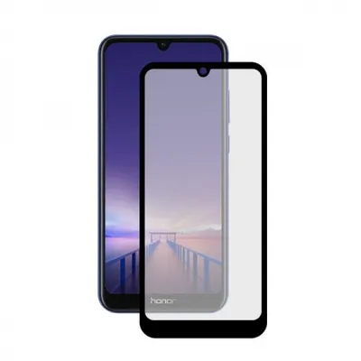 Image de Protection d'écran en verre trempé pour le téléphone Honor 8a KSIX Extreme 2.5D Noir