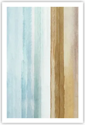 Produktbild von Poster - Poster ohne Rahmen - Abstraktion Gürtel Gold - 61x91,5 cm - Wand Bild - Wanddeko - Wandbilder - Kunstposter - Wandposter - Bilder - Kunstdruck - Wanddekoration - Wandbild - P2XPA61x91-4263