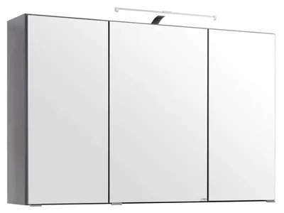 Produktbild von 3D-Spiegelschrank Badschrank Hängeschrank Badspiegel Schrank Bad "Graphit III"