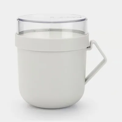 Zdjęcie produktu dla Brabantia Make & Take Kubek okrągły 0,6 l jasnoszary 1 szt