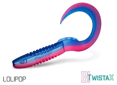 Produktbild von DELPHIN TwistaX Eeltail UVs, Aal-Gummiköder, 15cm, LOLIPOP, 101003993