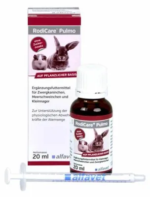 Produktbild von Alfavet RodiCare Pulmo 20 ml | Abwehrkräfte bei Nagern