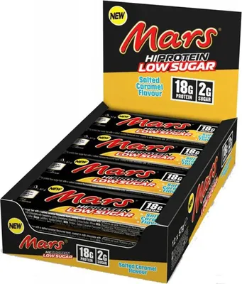 Produktbild von Mars Low Sugar High Protein Bar - Salted Caramel (12x57g) Salted Caramel - Riegel - Protein-Riegel