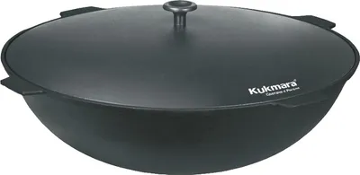 Produktbild von Kasan Gusseisen 10L Kukmara Original Tatarski Kazan Asien Wok