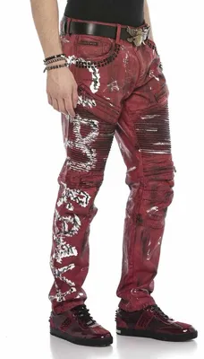 Produktbild von CD608 Herren Röhrenjeans mit Farbbeschichtung