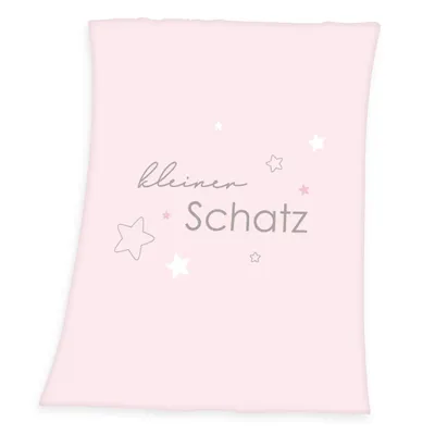 Productafbeelding van "Kleiner Schatz" (babybest®) Microvezel fleece deken / babydeken, 75x100 cm