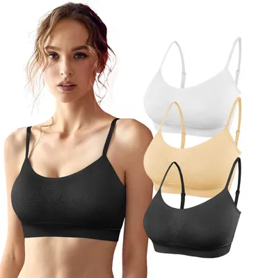 Obrázok produktu pre SHEKINI – Dámska podprsenka bez švov, pohodlná, s vypchávkou, push-up, bez kostíc, športová