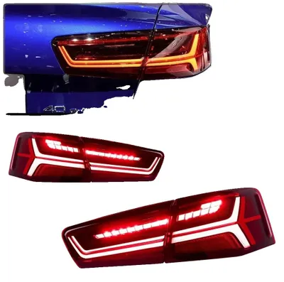 Produktbild von Rücklicht, 30W Leistung, kompatibel mit A6 A6L C7 2012-2015, Bremslicht, Rückfahrlicht, Blinklicht