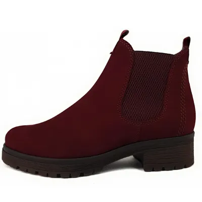 Produktbild von Gabor  Damenschuhe Stiefel Reißverschluss Chelsea Boot Rot Freizeit, Schuhgröße:EUR 37.5 | UK 4.5