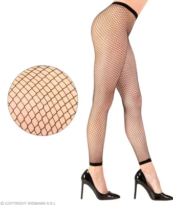 Immagine prodotto di Leggings a rete collant nero disco anni '90